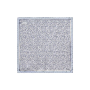 ETON - Paisley Print Silk Pocket Square in Blue 10001141123