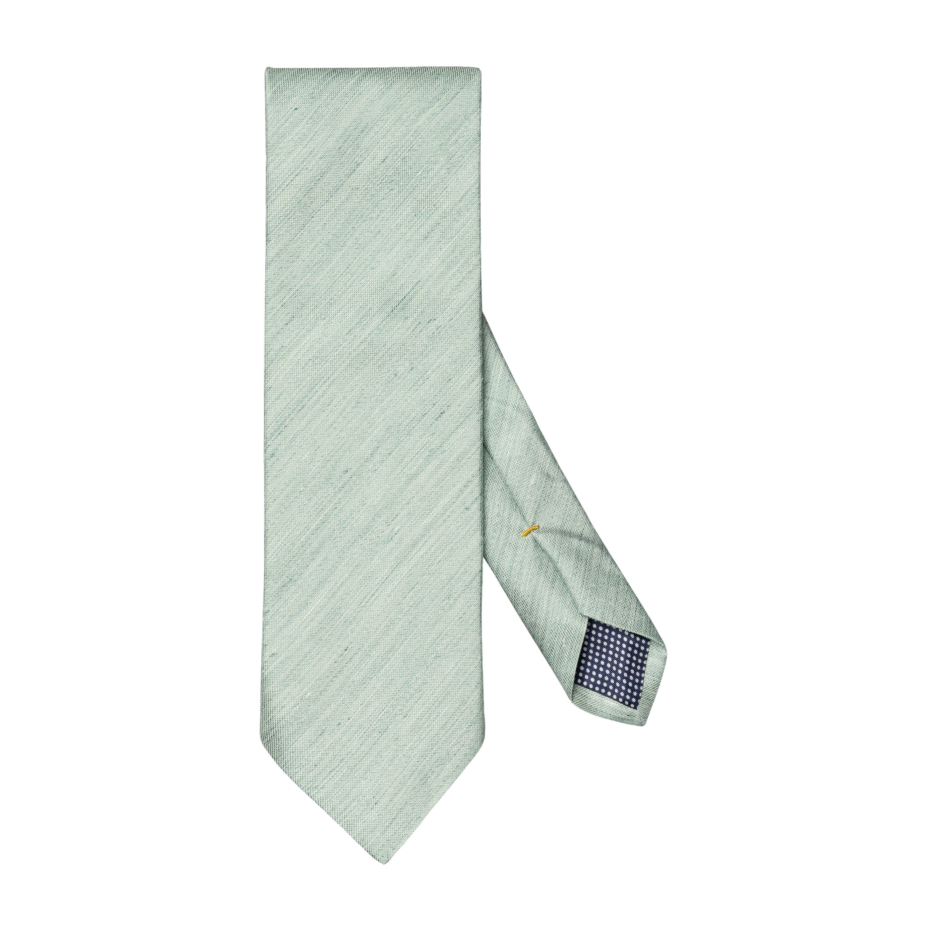 ETON - Green Silk Linen Tie