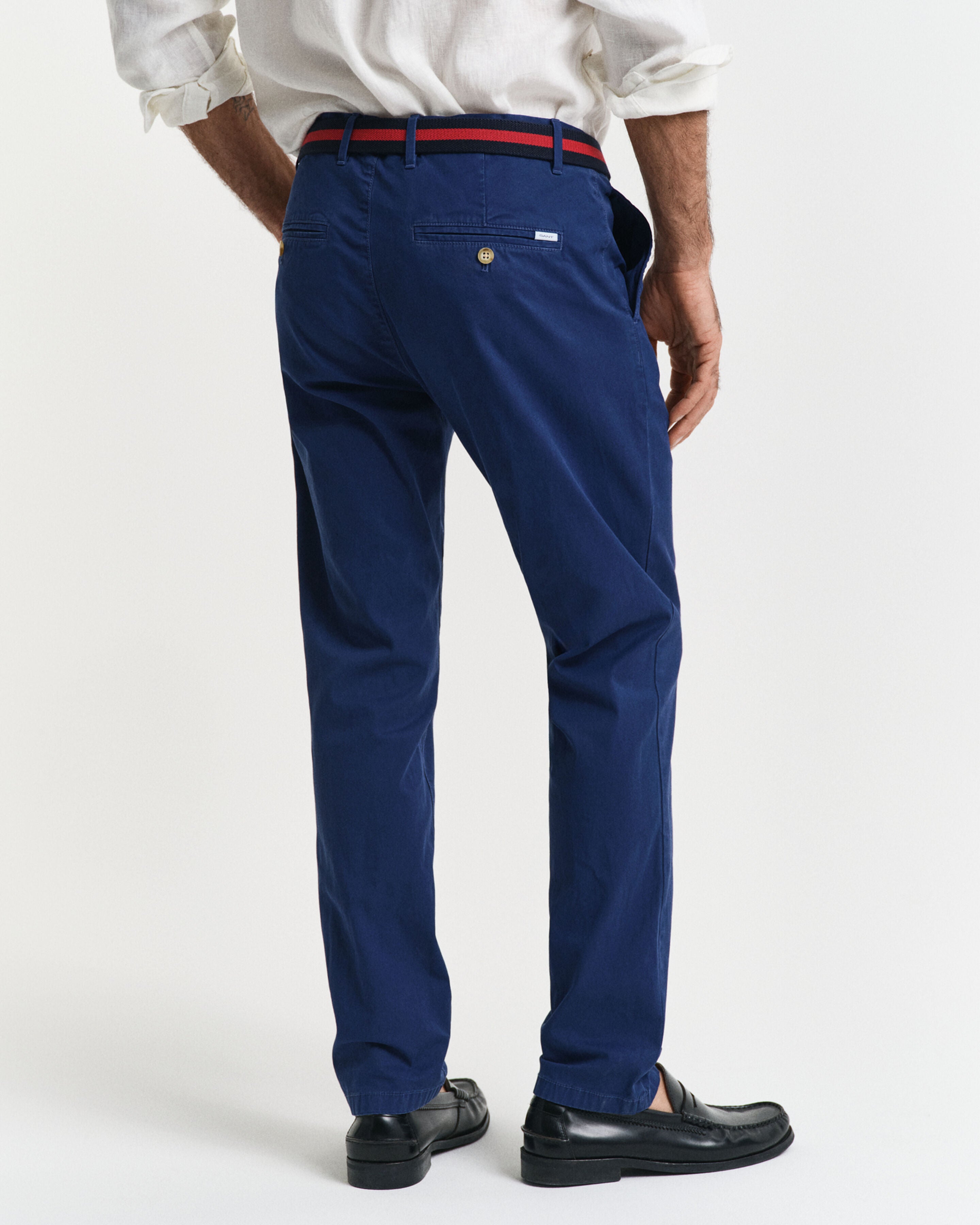 GANT - Slim Fit Sun-Faded Chinos in Persian Blue 1505353 423