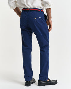 GANT - Slim Fit Sun-Faded Chinos in Persian Blue 1505353 423