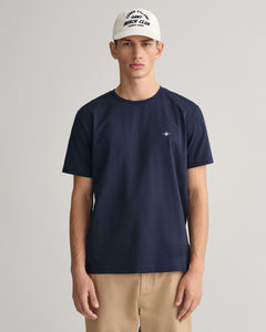 GANT - Regular Fit Shield T-Shirt In Evening Blue 2003184 433