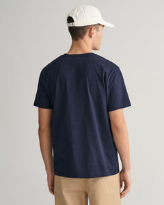 GANT - Regular Fit Shield T-Shirt In Evening Blue 2003184 433