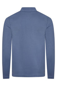 BOSS - PADO 08 Long Sleeve Mercerised Cotton Polo in Open Blue 50485162 479