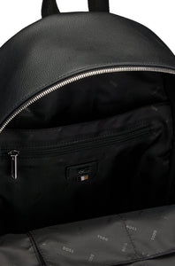 BOSS - RAY_BACKPACK - Black Faux Leather Backpack 50490864 001