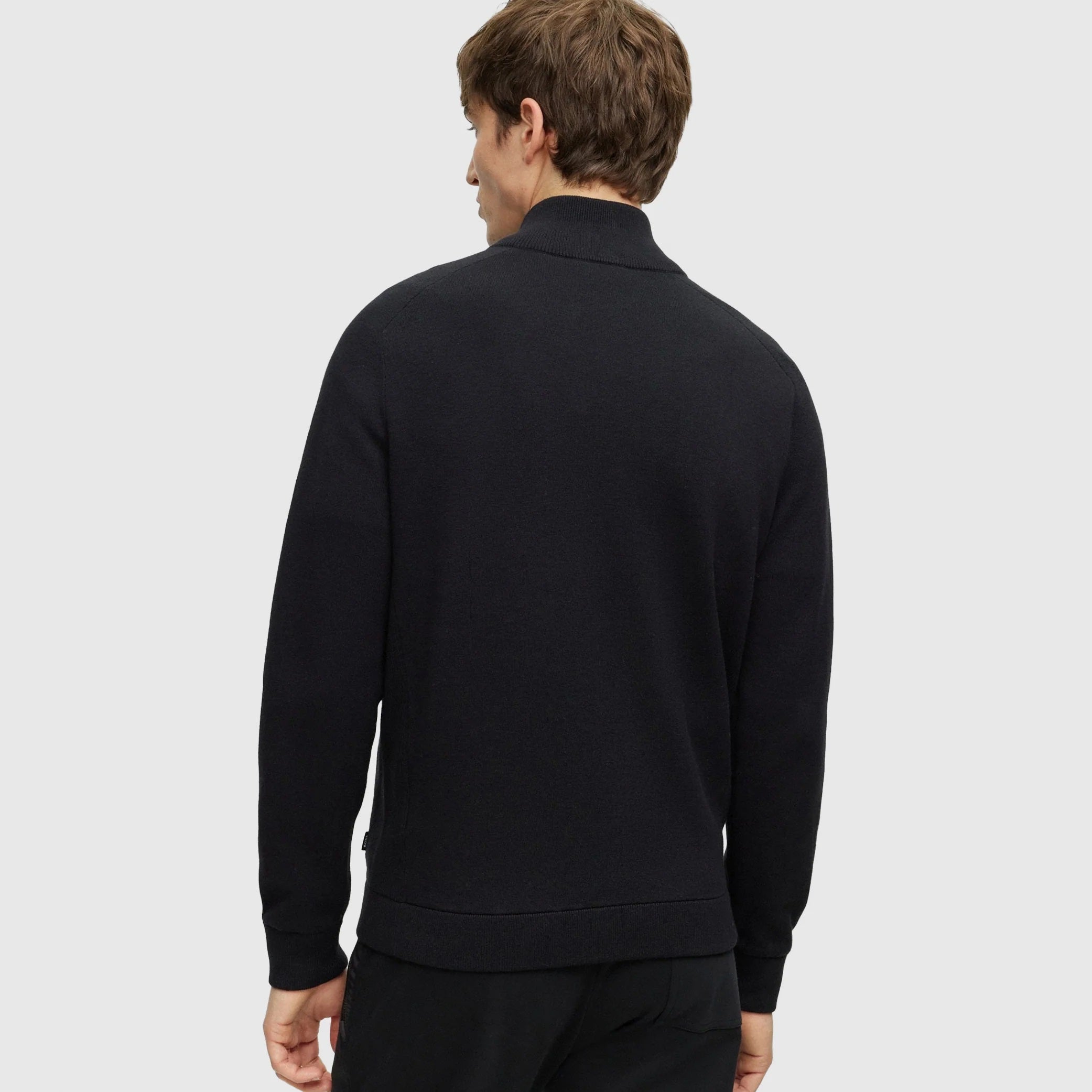 BOSS BLACK Medesimo Hybrid Full Zip Dark Blue