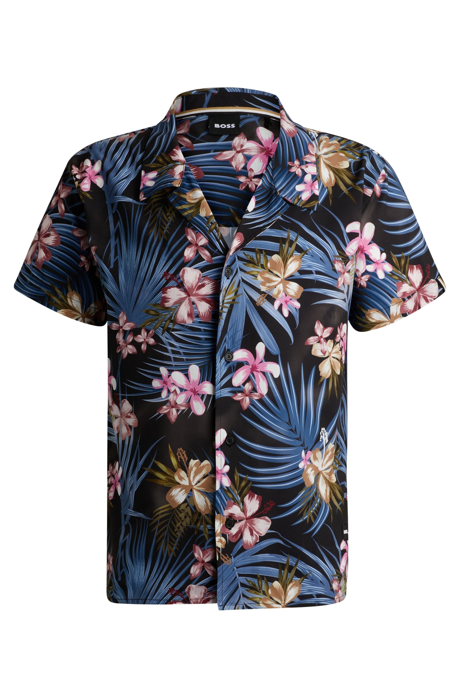 BOSS - BEACH SHIRT in tropical Seasonal Print 50508958 415