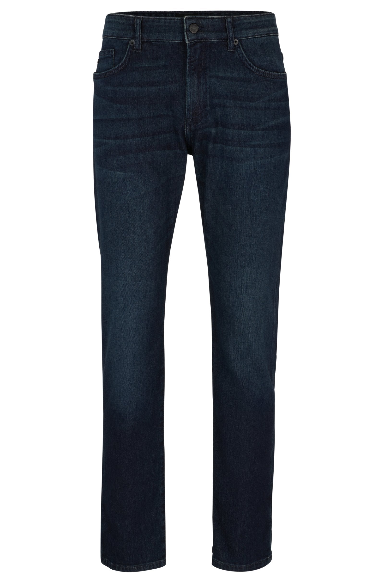 BOSS - DELAWARE3-1 Dark Navy Blue Slim Fit Jeans In Comfort Stretch Denim 50513632 412