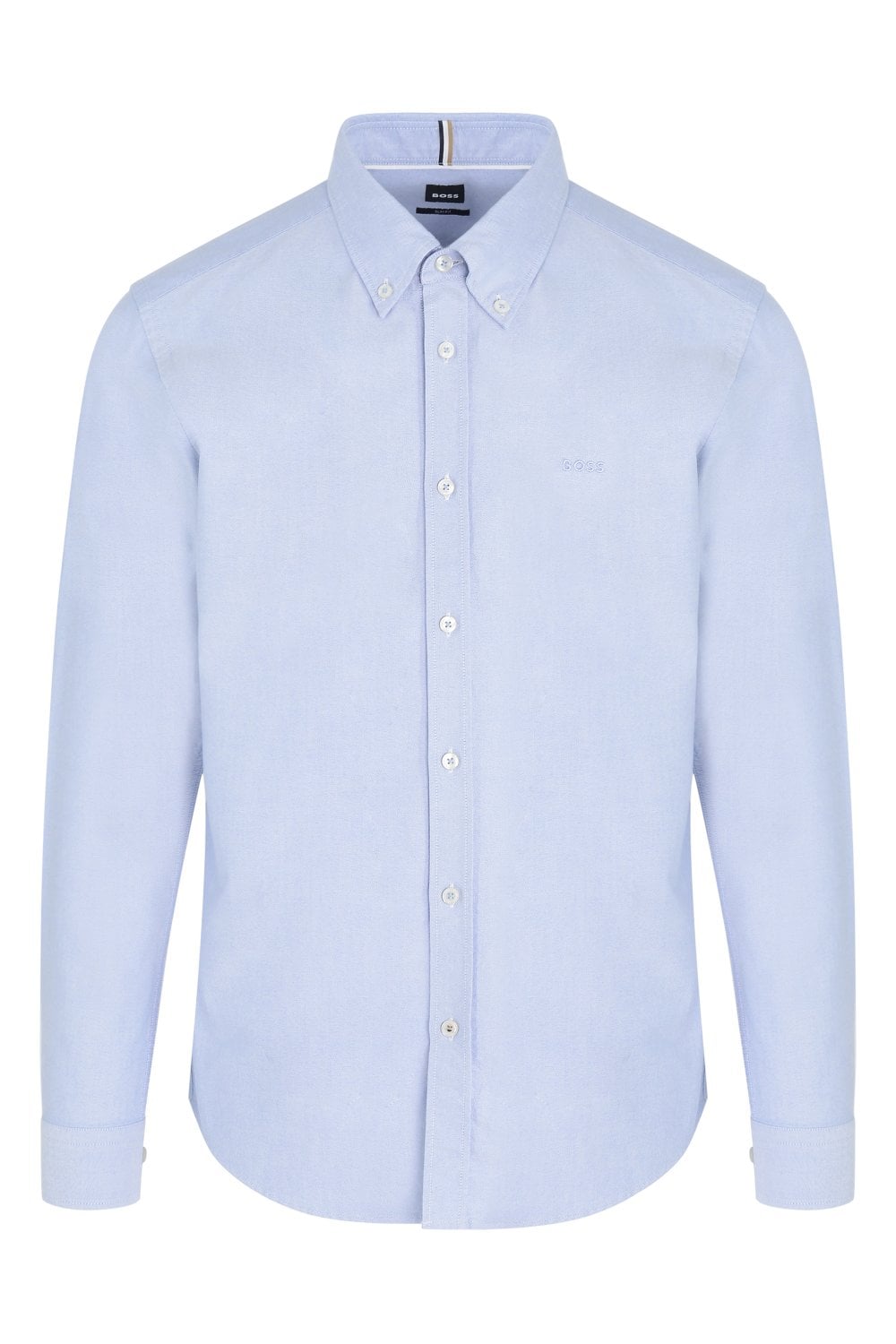 BOSS - ROAN Light Blue Slim Fit Oxford Cotton Shirt with Button Down Collar 50520265 450