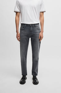 BOSS - H-RE.MAINE Medium Grey Regular Fit Jeans In Super Soft Denim 50520852 030