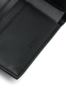 BOSS - JARETH_8CC Black Faux Leather Bi-Fold Wallet 50529547 001