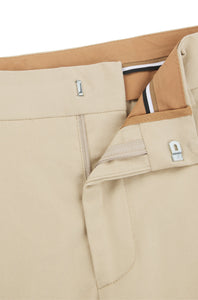 BOSS - C-GENIUS-DTL Slim-fit Trousers In Washable Stretch Cotton In Light Beige 50534612 275