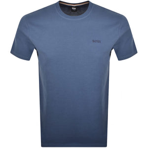 BOSS - WAFFLE T-SHIRT Medium Blue Loungewear T-Shirt 50535891 425