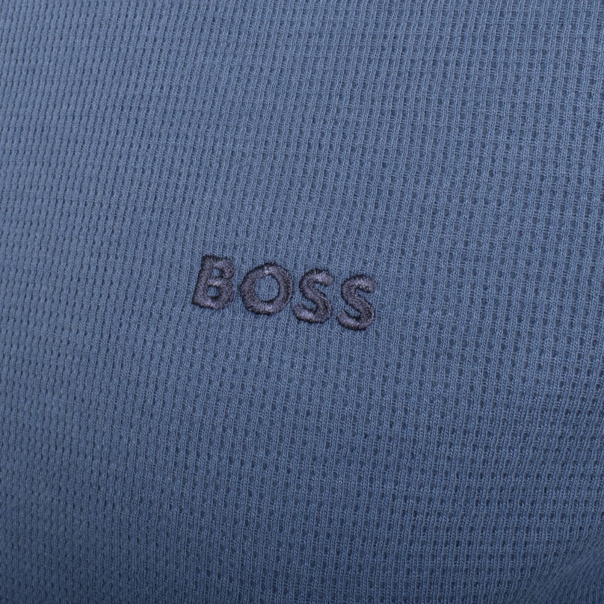 BOSS - WAFFLE T-SHIRT Medium Blue Loungewear T-Shirt 50535891 425