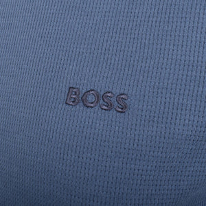 BOSS - WAFFLE T-SHIRT Medium Blue Loungewear T-Shirt 50535891 425