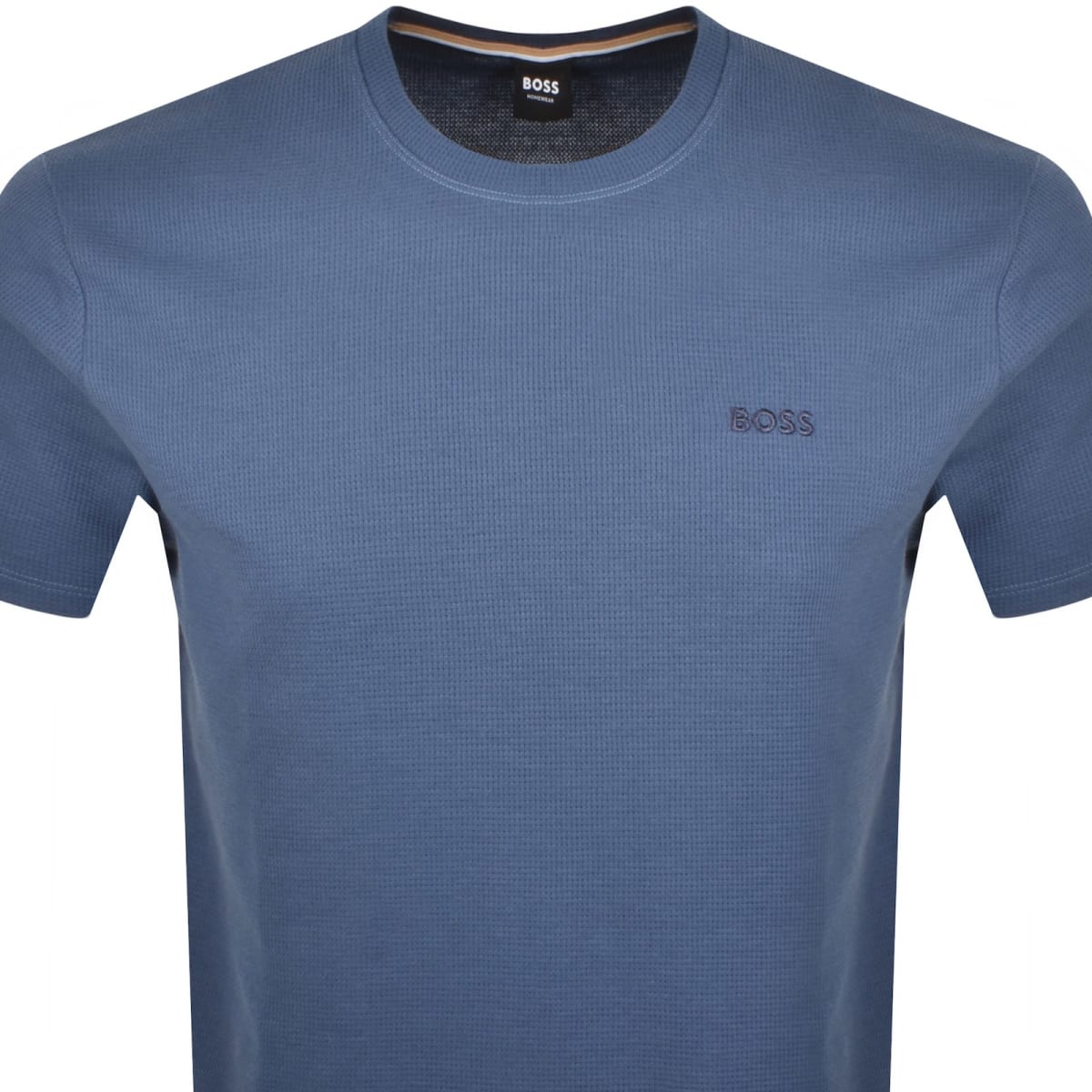 BOSS - WAFFLE T-SHIRT Medium Blue Loungewear T-Shirt 50535891 425