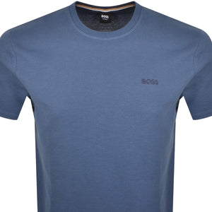 BOSS - WAFFLE T-SHIRT Medium Blue Loungewear T-Shirt 50535891 425