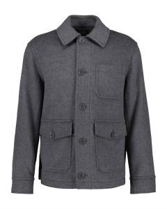 GANT - Wool Field Jacket in Anthracite Grey 7706295 162