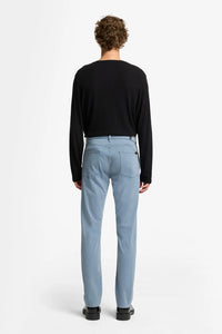 7 FOR ALL MANKIND - SLIMMY Luxe Performance Plus Stretch-Sateen Jeans in Sleepy Blue 7T511V60-LEE