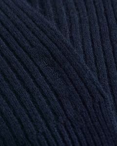 GANT - Knitted Fine Wool Scarf in Evening Blue 9920231 433