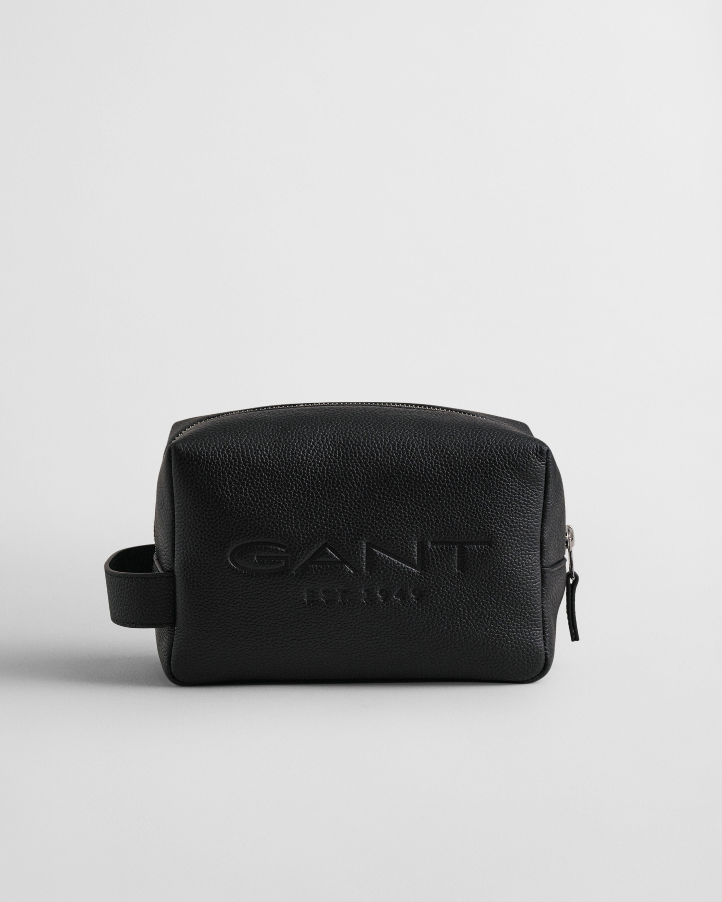 GANT - Black Leather Toiletry Bag 9970092 005