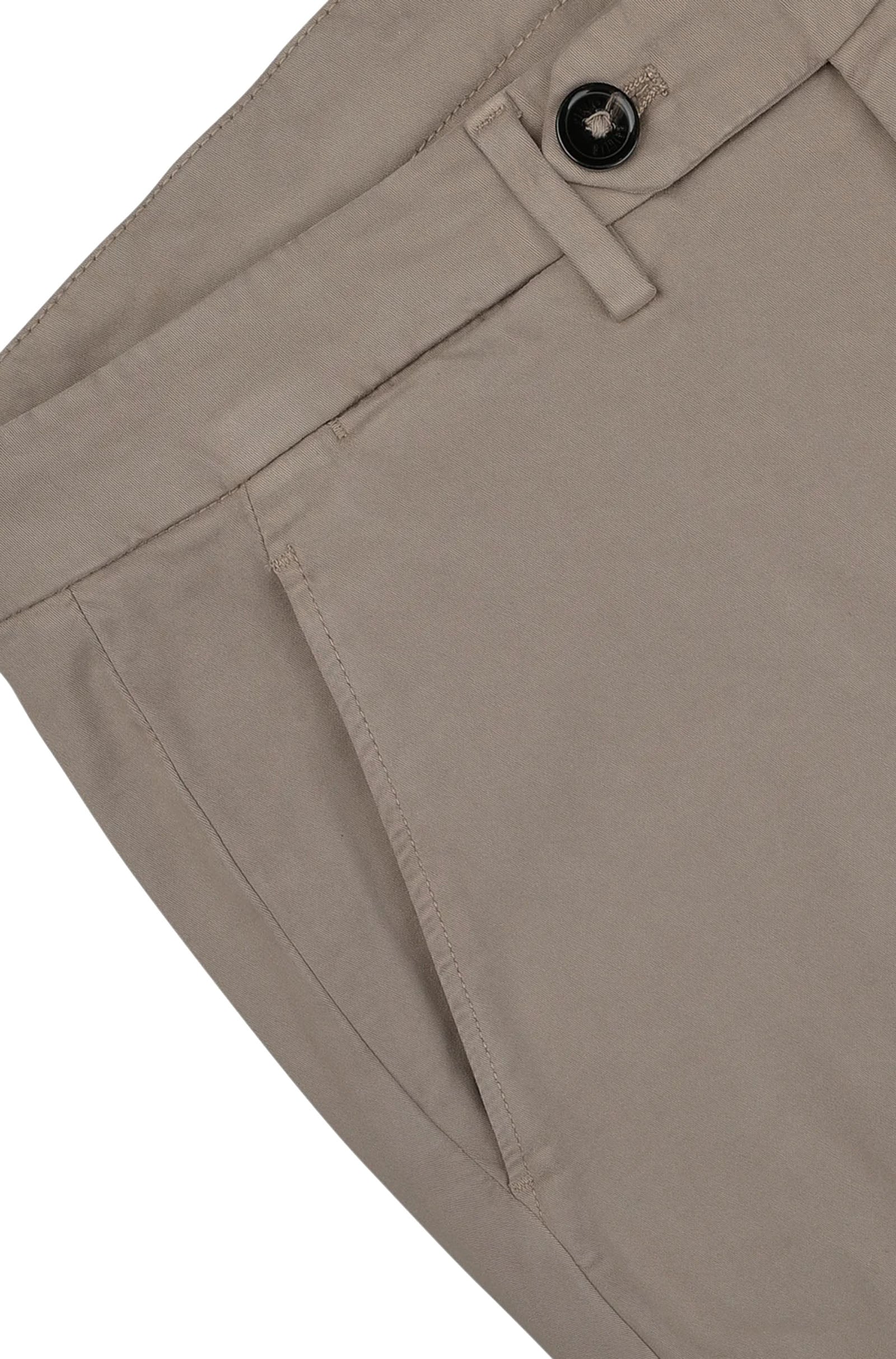 BRIGLIA 1949 - Taupe Slim Leg Stretch Twill Cotton Blend Chinos BG62 424070 036