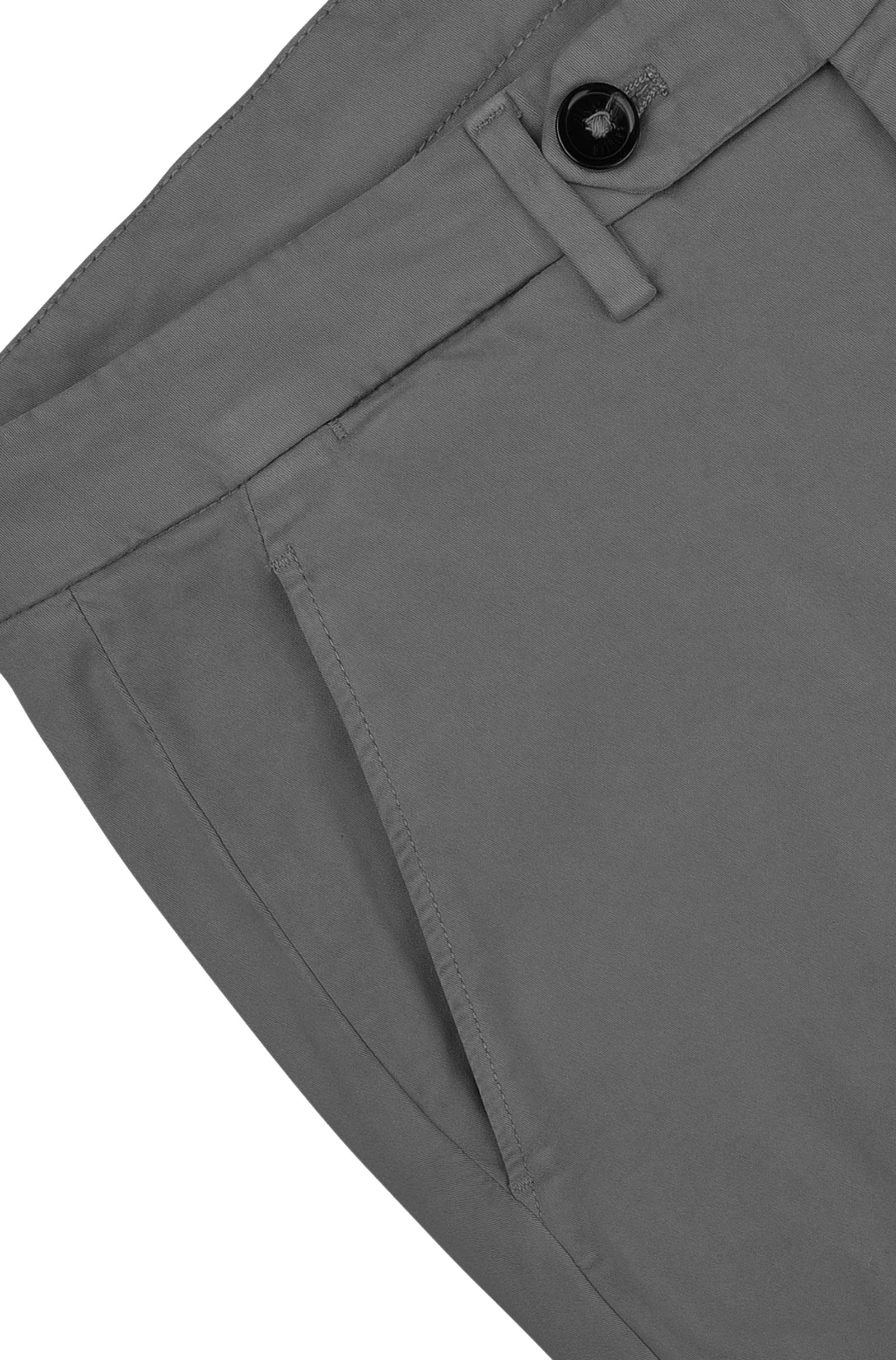 BRIGLIA 1949 - Grey Slim Leg Stretch Twill Cotton Blend Chinos BG62 424070 070