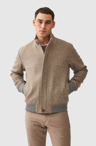 RODD & GUNN - LAKE TAYLOR Bomber Style Jacket in Fawn 009149-01