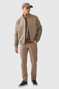 RODD & GUNN - LAKE TAYLOR Bomber Style Jacket in Fawn 009149-01