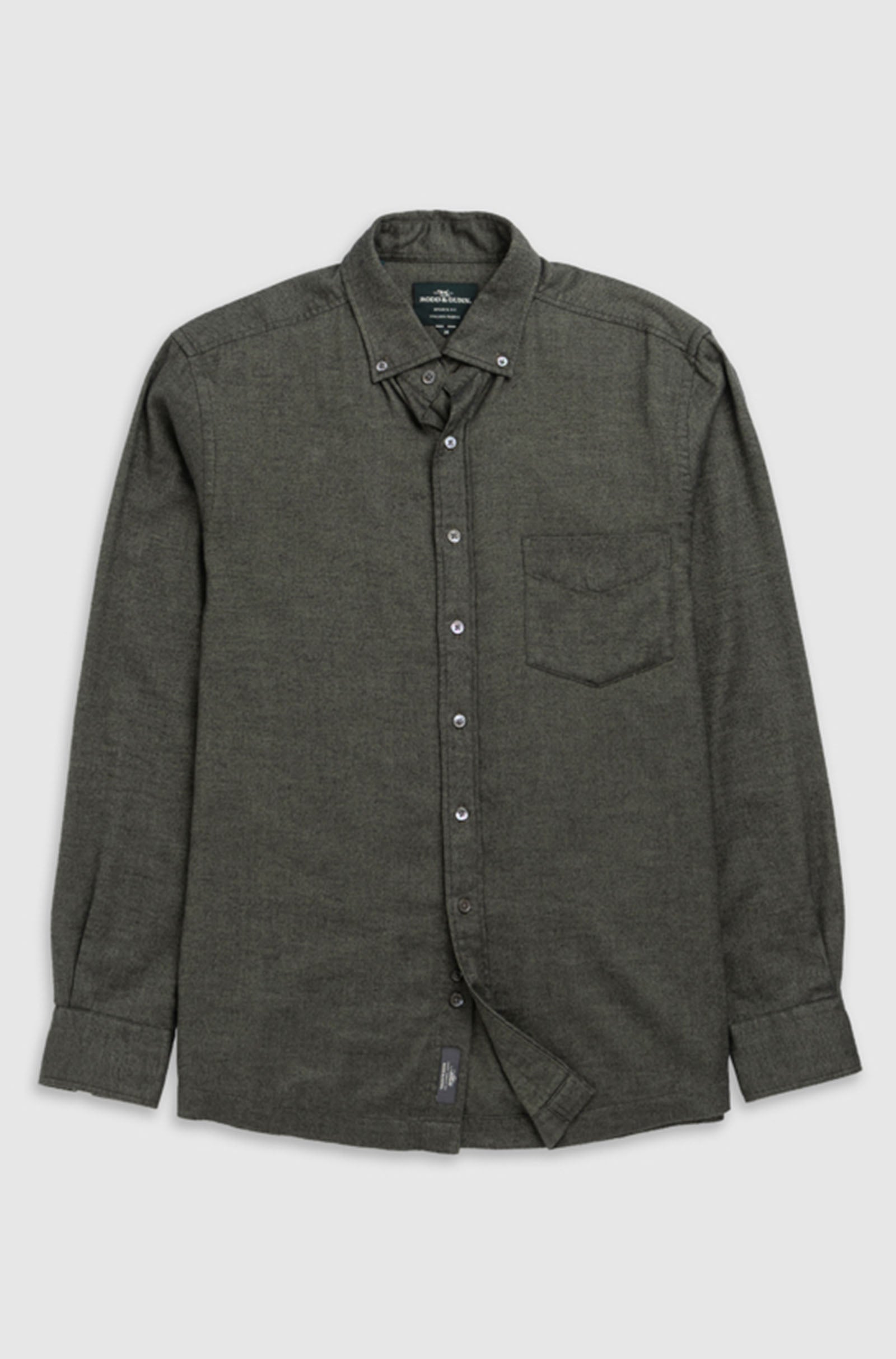 RODD & GUNN - BARRHILL Sports Fit Shirt in Forest Green 006841-20