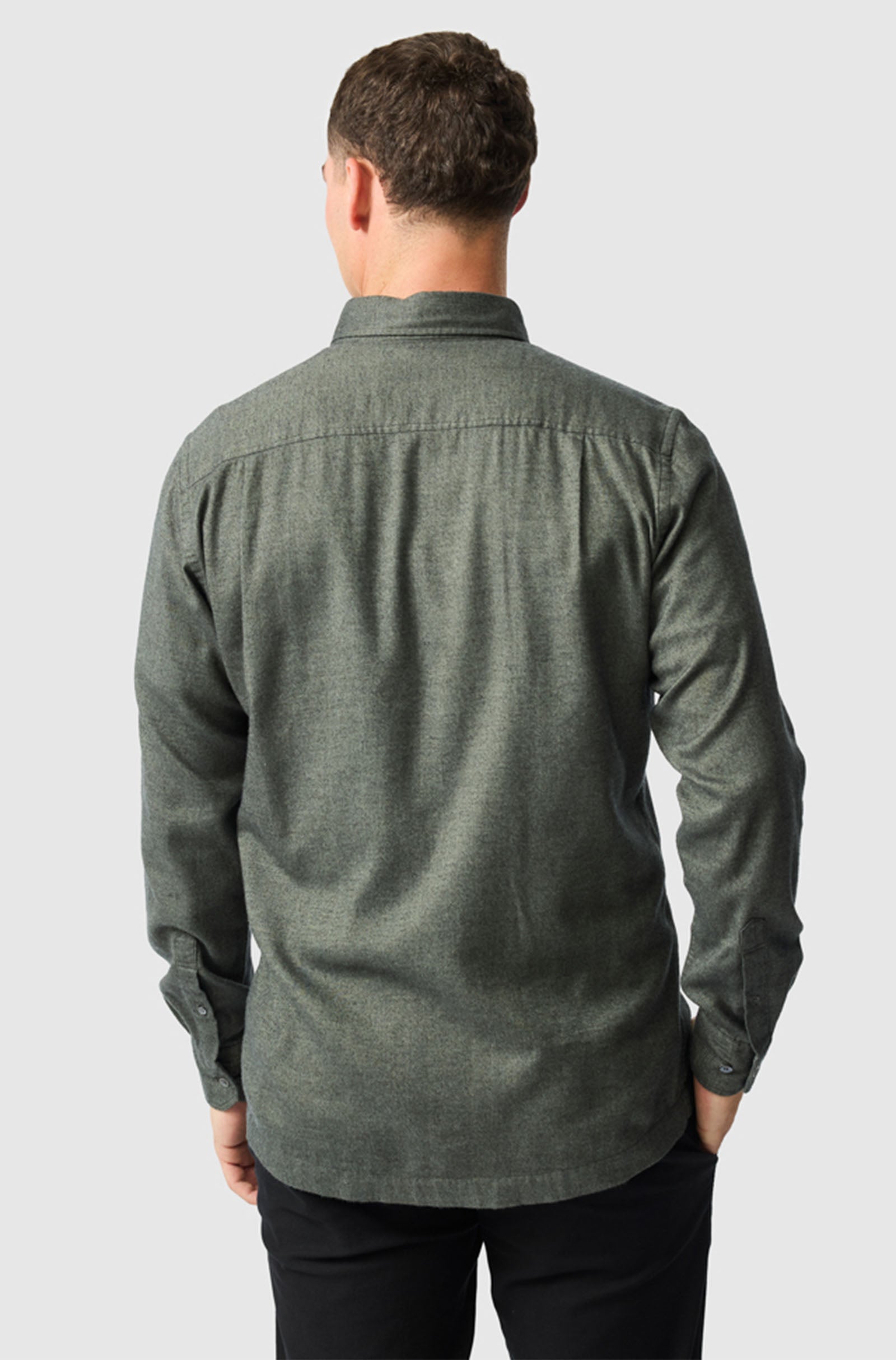 RODD & GUNN - BARRHILL Sports Fit Shirt in Forest Green 006841-20