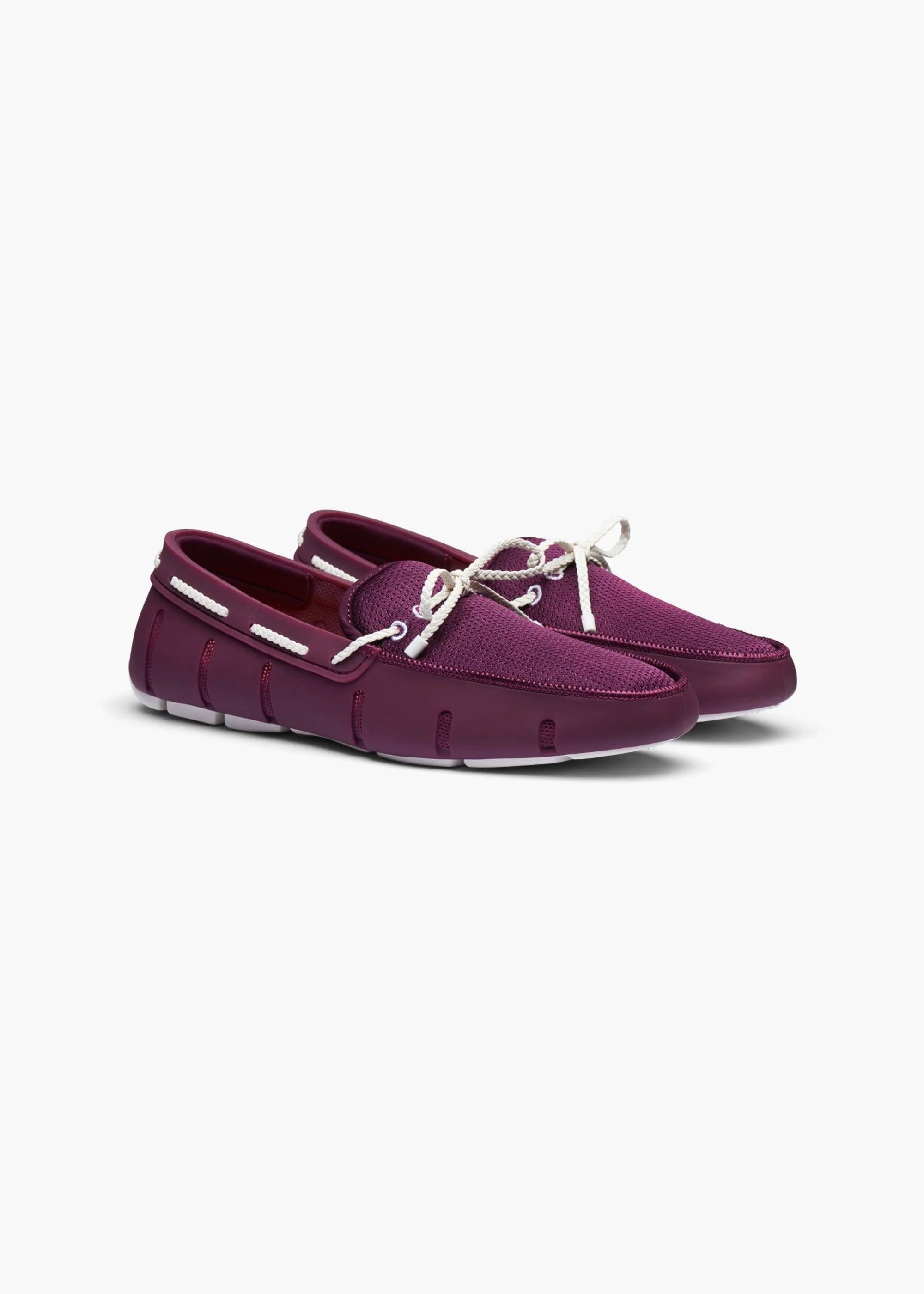 SWIMS - BRAIDED LACE LOAFER in MULBERRY 21215/547