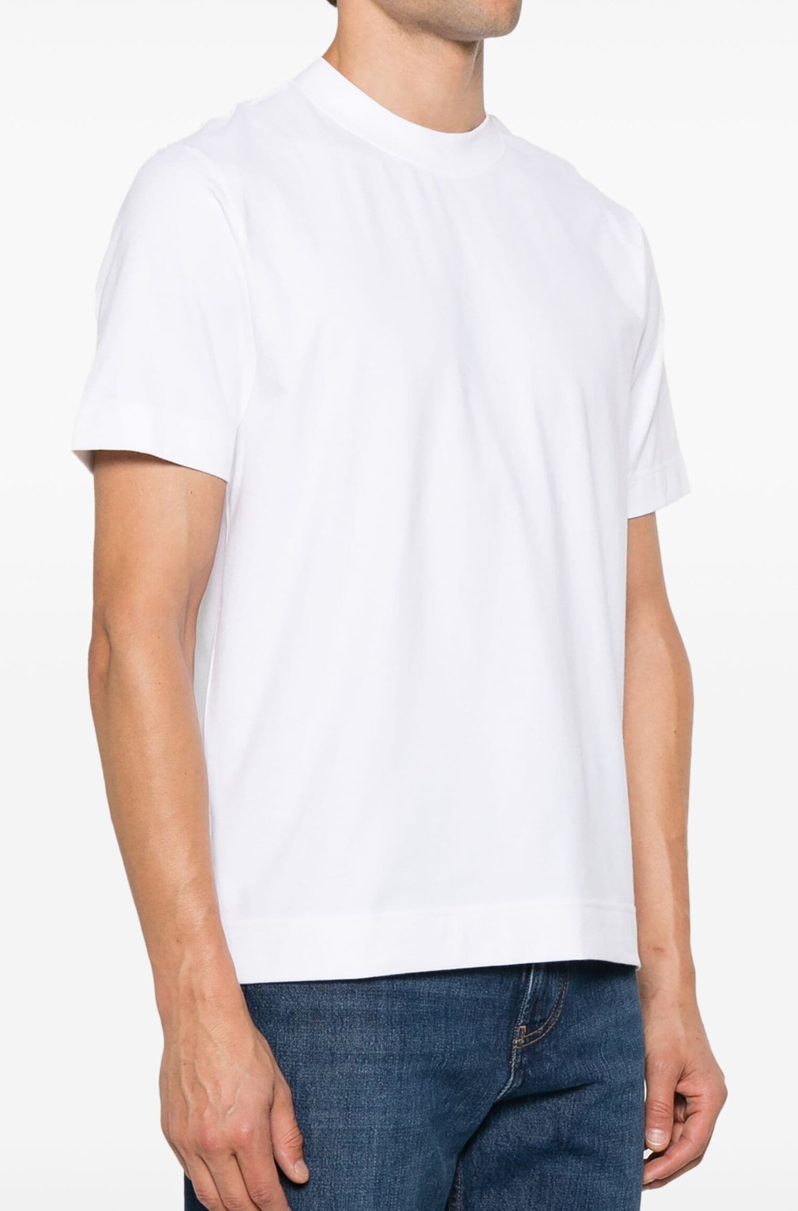 CIRCOLO 1901 - CN4476 Cashmere Touch Short Sleeved T-Shirt In White