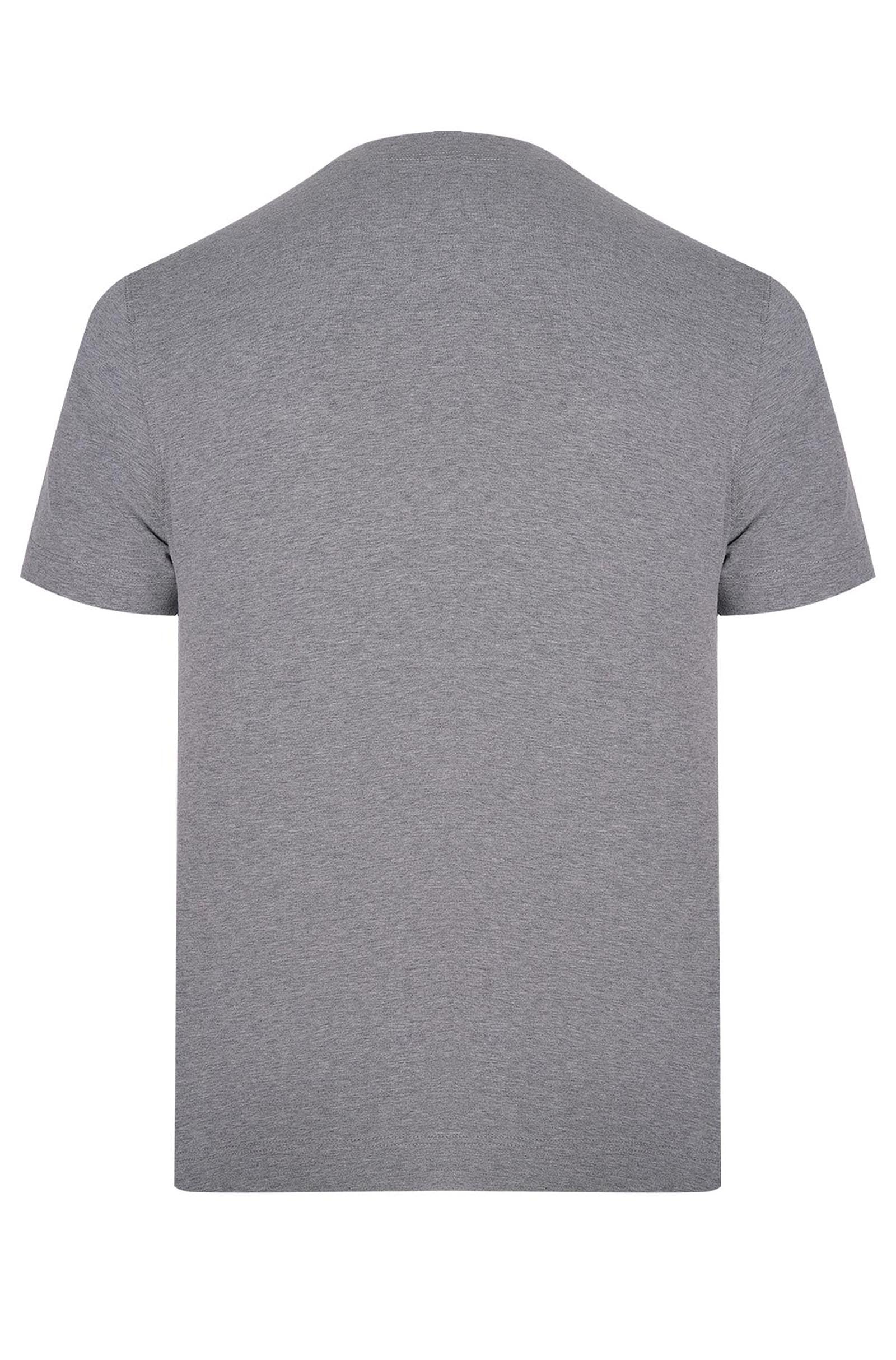 CIRCOLO 1901 - CN4476 Cashmere Touch Short Sleeved T-Shirt In Grigio Melange