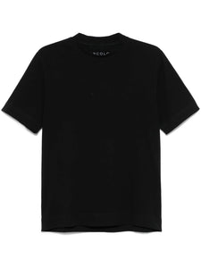 CIRCOLO 1901 - CN4476 Cashmere Touch Short Sleeved T-Shirt In Black