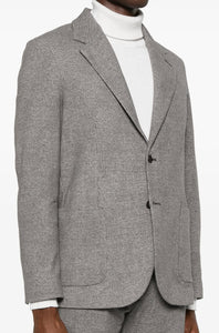 CIRCOLO 1901 - CN4516 Stretch Cotton Blend Jersey Blazer in Grey