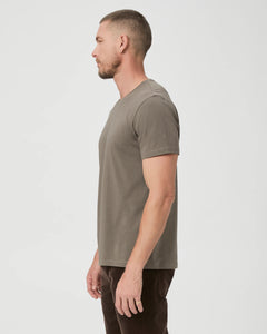 PAIGE - CASH Crew Neck Tee In CEDAR FOREST M689E12-B677