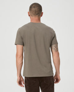 PAIGE - CASH Crew Neck Tee In CEDAR FOREST M689E12-B677