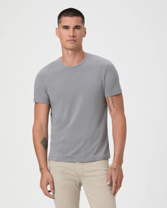 PAIGE - CASH Crew Neck Tee In DAWN GREY M689E12-6776