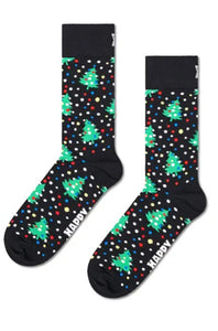 HAPPY SOCKS - Christmas Night Socks in Black CHN01-9300