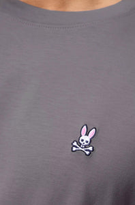 PSYCHO BUNNY - Classic Crew Neck Tee In BLACKENED PEARL