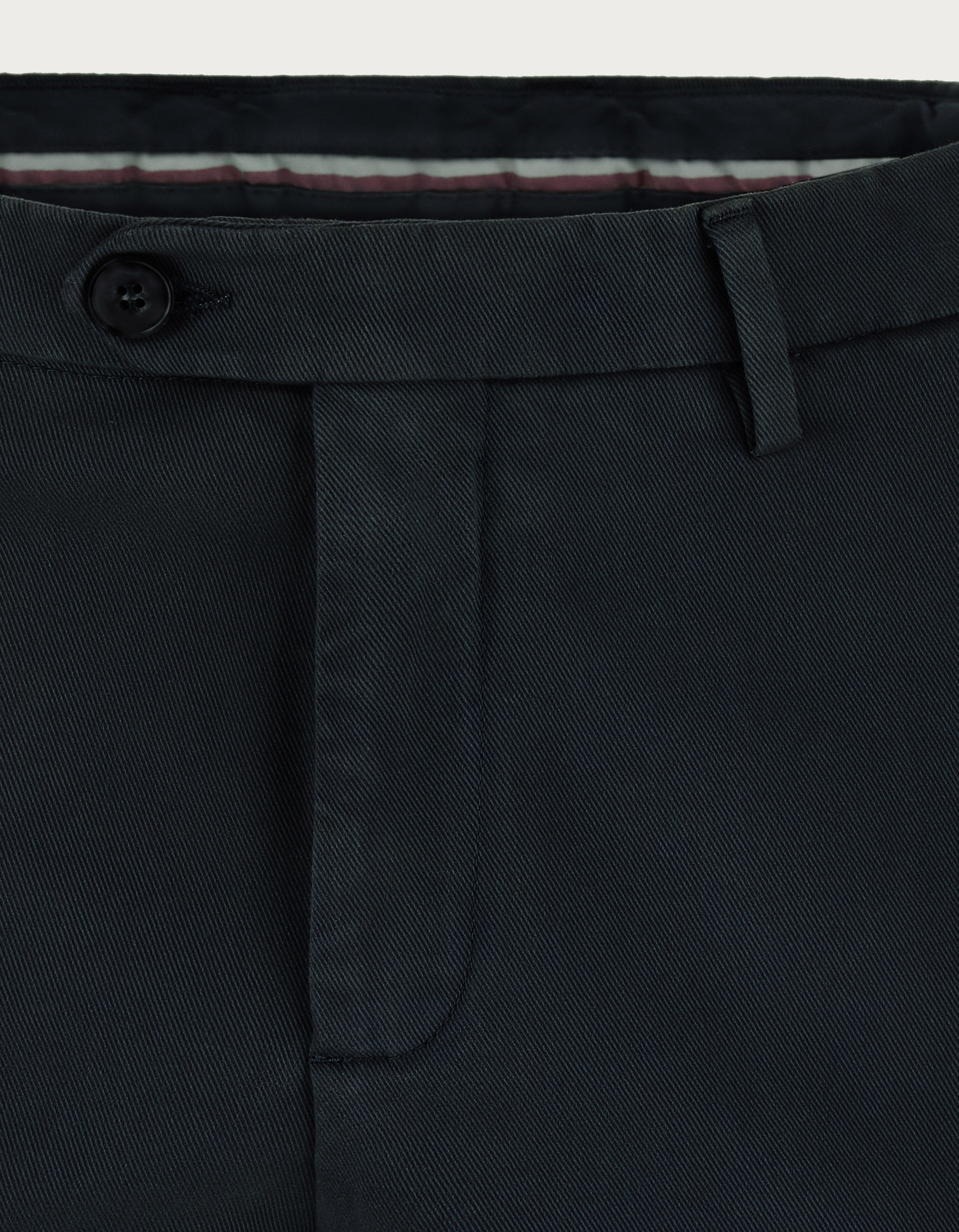 CANALI - Chinos In Garment-Dyed Navy Blue Twill Cotton Stretch D91697-PT00417-306