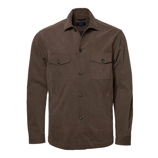 Eton moleskin deals overshirt