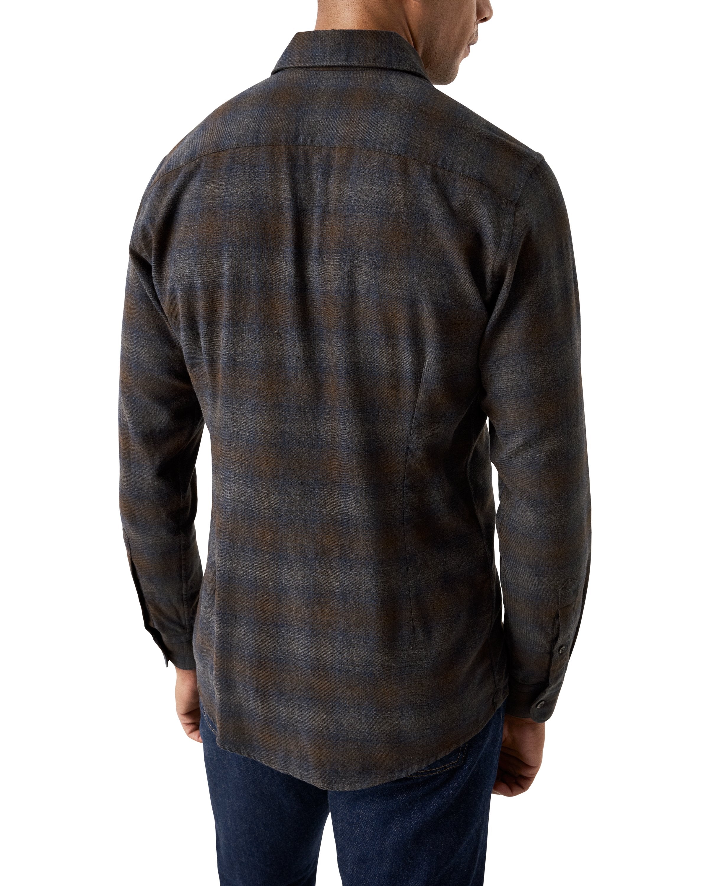 ETON - CONTEMPORARY FIT Checked Flannel Shirt 10001242828