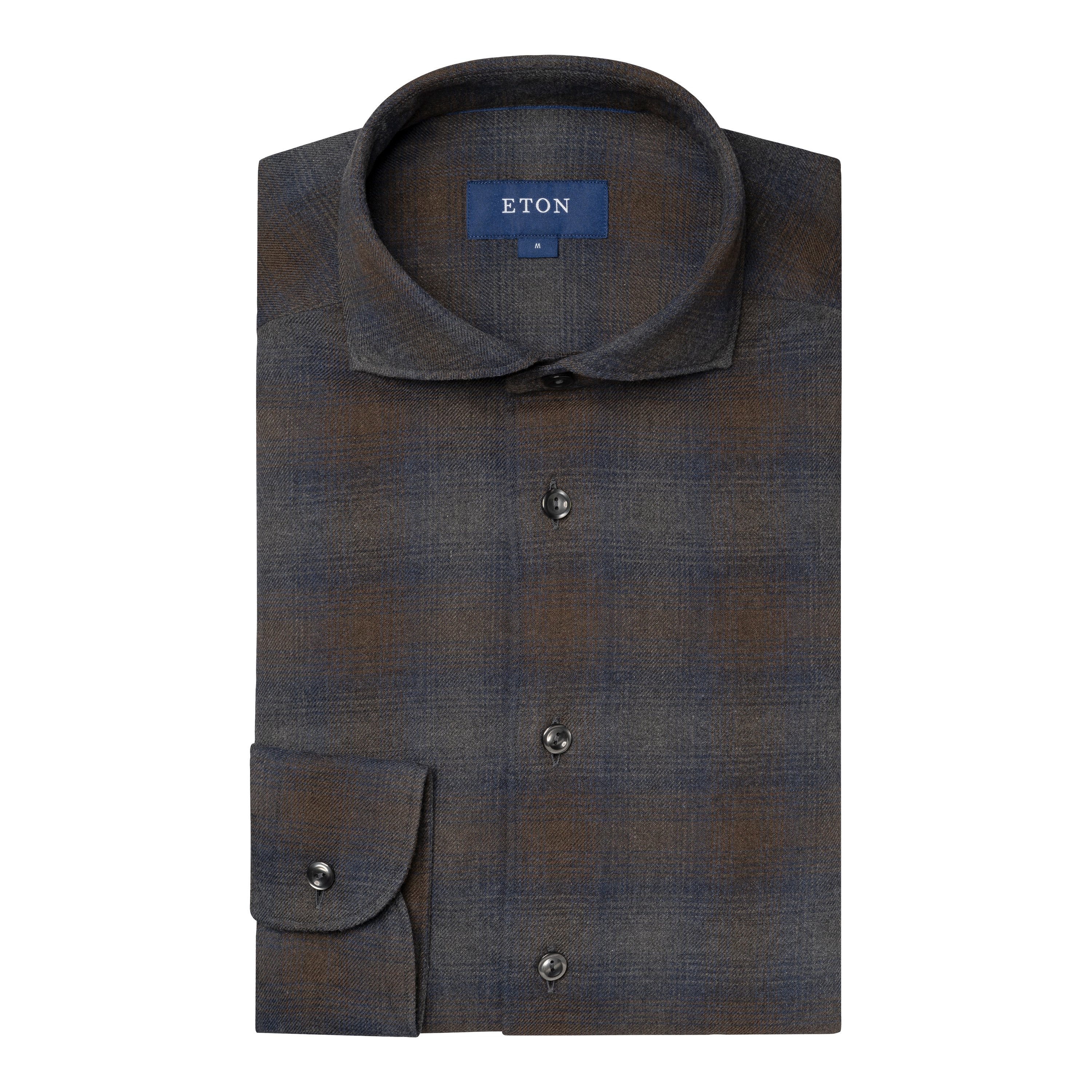 ETON - CONTEMPORARY FIT Checked Flannel Shirt 10001242828