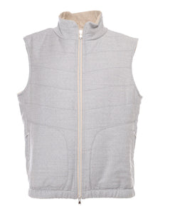 L.B.M 1911 - Grey Lightweight Wool Gilet 9363/44504/3