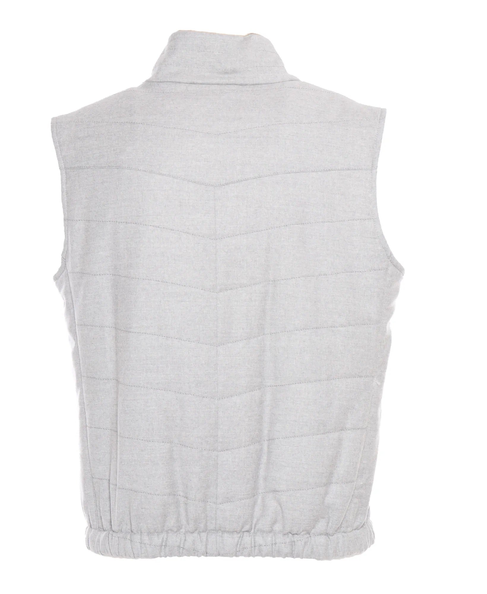 L.B.M 1911 - Grey Lightweight Wool Gilet 9363/44504/3