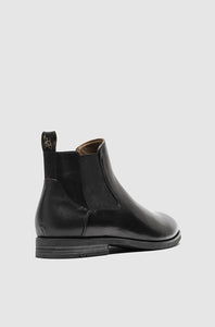 RODD & GUNN - LYTTLETON Nero Black Leather Chelsea Boot 009032-01