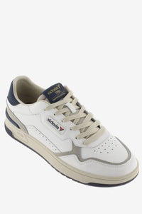 VICTORIA 1985 - C80 - Classic Leather Trainers in Marino Blue and Grey 8800119