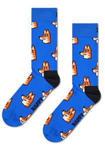 HAPPY SOCKS - Fox Socks in Blue - P002230