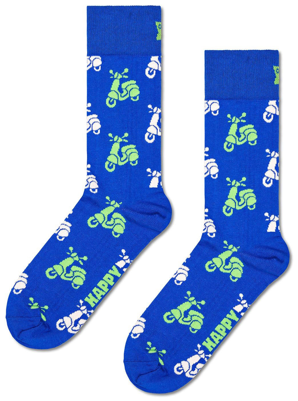 HAPPY SOCKS - Vespa Socks in Blue - P002237